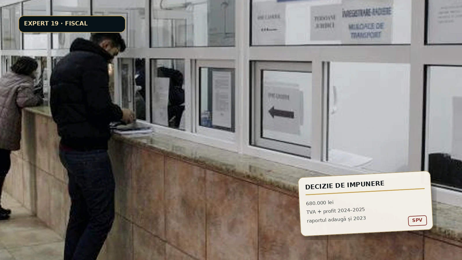 Dosar fiscal cu aviz, raport și decizie de impunere
